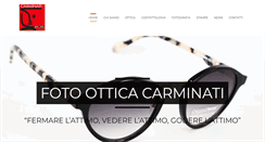 Desktop Screenshot of fotootticacarminati.com